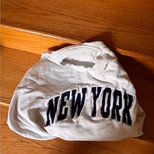White New York Crewneck
